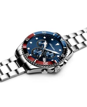 Mężczyźni Classic Analog Szwajcar Zegarek Chronograf ADRIATICA Niebieska Wybierz 42mm A8347.T195CHR image 1