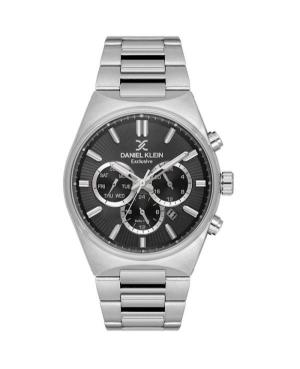 Men Klasické Quartz Analog Watch DANIEL KLEIN DK.1.14210-2 Černá Dial 42mm