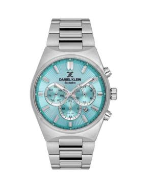 Men Klassisch Quartz Analog Watch DANIEL KLEIN DK.1.14210-4 Blau Dial 42mm