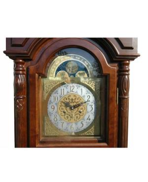 ADLER 10121W Grandfather Clock Mechanical Wood Walnut image 7