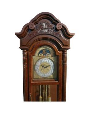ADLER 10121W Grandfather Clock Mechanical Wood Walnut image 8