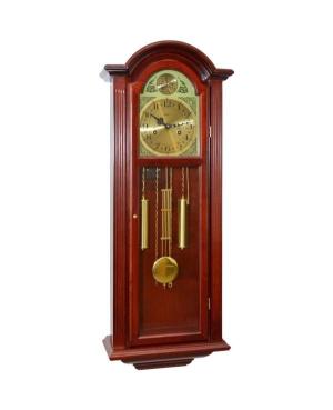 ADLER 11070DRCH Wall Clocks Mechanical Wood Dark chery