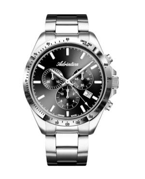 Mężczyźni Classic Analog Szwajcar kwarcowy Zegarek ADRIATICA Czarny Wybierz 40mm A1053.5114CH
