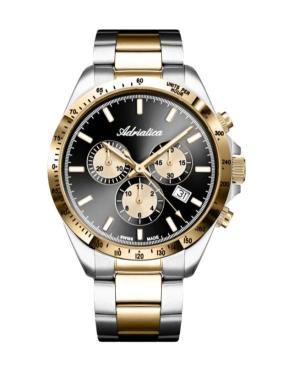 Mężczyźni Classic Analog Szwajcar kwarcowy Zegarek Chronograf ADRIATICA Czarny Wybierz 40mm A1053.2114CH