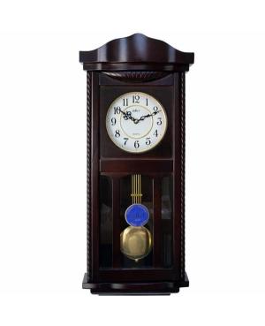 ADLER 20002W ОРЕХ. Настенные кварцевые часы Wood Орех
