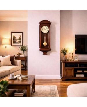 ADLER 20128DRCH Wall clock Wood Dark chery image 2