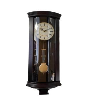 ADLER 20237W Wall clock Wood Glass Walnut