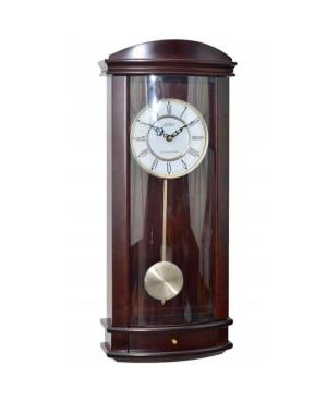 ADLER 20239W Wall clock Wood Glass Walnut