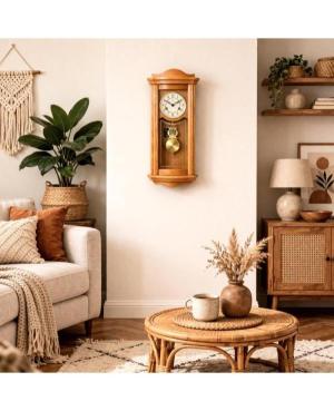ADLER 11017O OAK. Wall Clocks Mechanical Wood Oak image 2
