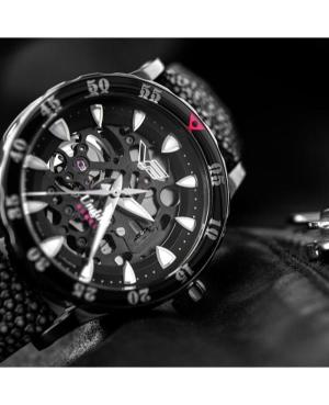 Women Fashion Sports Diver Automatic Analog Watch Skeleton VOSTOK EUROPE NH72-515D766BRBK-LEBK-SLWH Černá Dial image 7