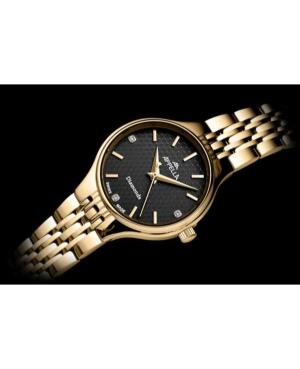Kobiety Classic Analog Szwajcar kwarcowy Zegarek APPELLA Czarny Wybierz 24.9mm L50025.1116DQ image 5