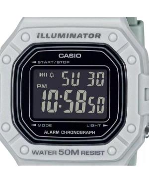 Men Functional Sports Japan Quartz Digital Watch Alarm CASIO W-218H-8BVEF Černá Dial 44mm image 6