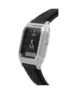 Men Japan Quartz Digital Watch Alarm CASIO AQ-230EL-1AEF Black Dial 28mm image 8