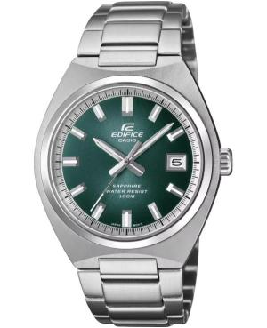 Men Klasické Japan Quartz Analog Watch CASIO EFB-109D-3AVEF Zelená Dial 40mm
