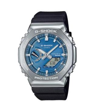 Vyriškas Sportinis Su funkcijomis Diver Japoniškas Elektroninis, Solar Digital Watch Timer CASIO GBM-2100A-2BER G-Shock Mėlyna D