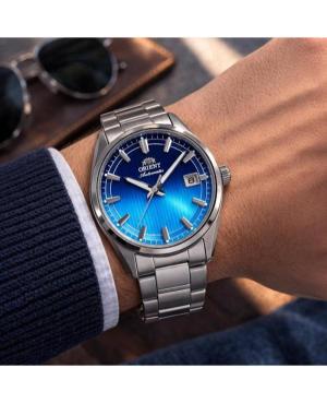 Men Klasické Japan Automatic Analog Watch ORIENT RA-AC0R09L30B Modrá Dial 38.5mm image 3