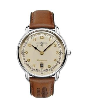 Men Classic Quartz Analog Watch ZEPPELIN 9640-5 Sand Dial 40mm