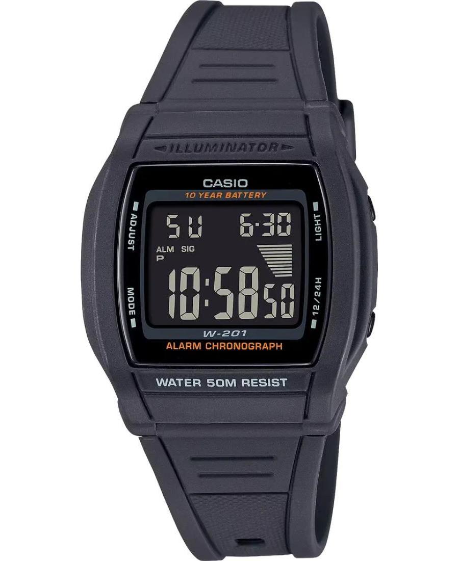 Men Japan Quartz Digital Watch CASIO W-201-1BVEG
