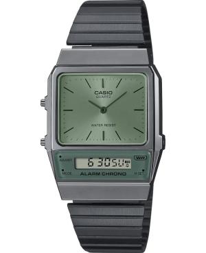 Men Fashion Japan Quartz Watch CASIO AQ-800ECGG-3A Green Dial