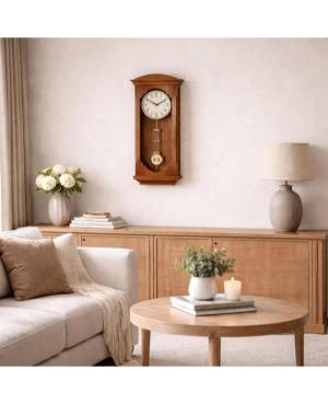 ADLER 20039O OAK Quartz Wall Clock Wood Oak Medis Ąžuolas image 2