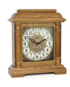 ADLER 22049O ДУБ. Настольные кварцевые часы Wood Дуб