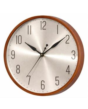 ADLER 30291 Silver Wall clock Plastic Brown image 2