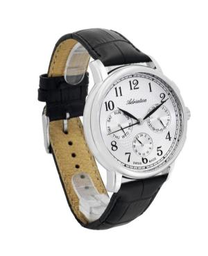 Men Classic Analog Klassisch Swiss Quartz Watch ADRIATICA Silver Dial 42mm A8256.5223QFXL image 4