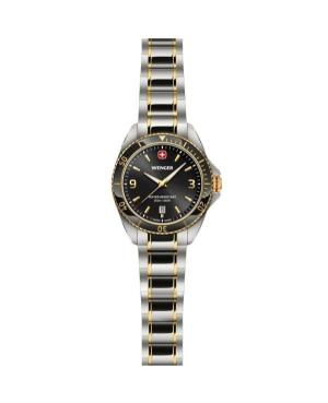 Men Klasické Diver Swiss Quartz Analog Watch WENGER 01.2031.104 Černá Dial 40mm image 3