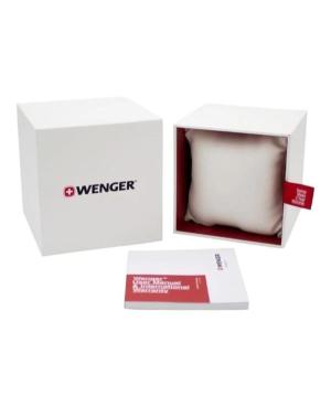 Men Klasické Diver Swiss Quartz Analog Watch WENGER 01.2031.104 Černá Dial 40mm image 7