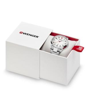 Men Sports Klasické Swiss Quartz Analog Watch WENGER 01.1441.133 Bílá Dial 42mm image 1