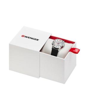 Women Classic Swiss Quartz Analog Watch WENGER 01.1421.124 Silver Dial 34mm image 1
