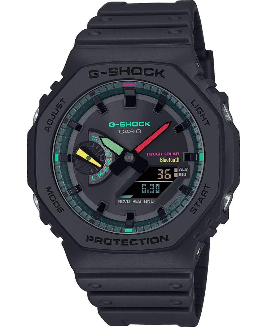 Vyriškas Su funkcijomis Sportinis Diver Japoniškas Elektroninis, Solar Rodyklinis Watch Timer CASIO GA-B2100MF-1AER G-Shock Juod