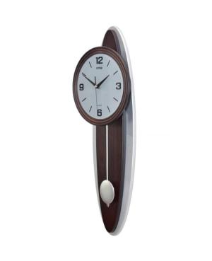 CNTOP P17045W . Настенные кварцевые часы Wood Стекло Орех изображение 1