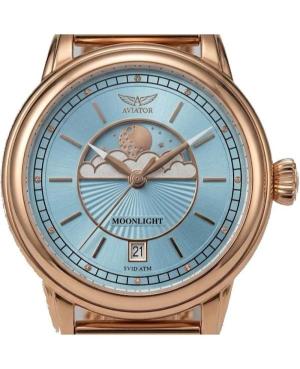 Women Classic Swiss Quartz Analog Watch AVIATOR V.1.33.2.360.5 Blue Dial 36mm image 3