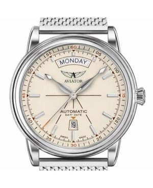 Men Classic Luxury Swiss Automatic Watch AVIATOR V.3.20.0.141.5 Sand Dial 45mm image 5