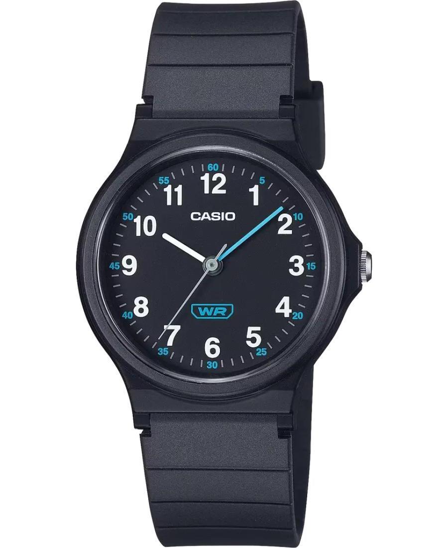 Moteriškas Sportinis Japoniškas Kvarcinis Rodyklinis Watch CASIO LQ-24B-1BEF Juodas Dial 31.5mm
