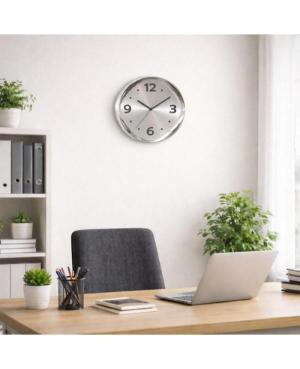 ADLER 30293 Silver Wall clock Plastic Silver color image 1