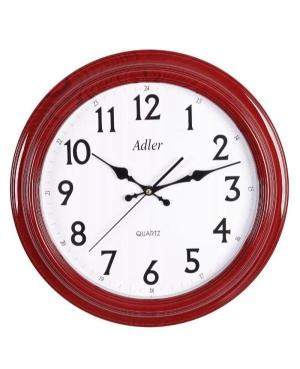 ADLER PW034 CHERRY Wall clock Plastic Dark chery