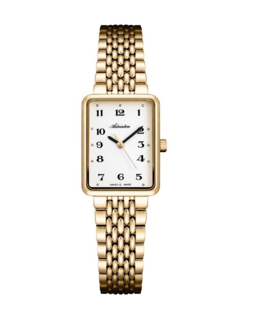 Women Classic Analog Swiss Quartz Watch ADRIATICA Silver Dial A3844.1123Q