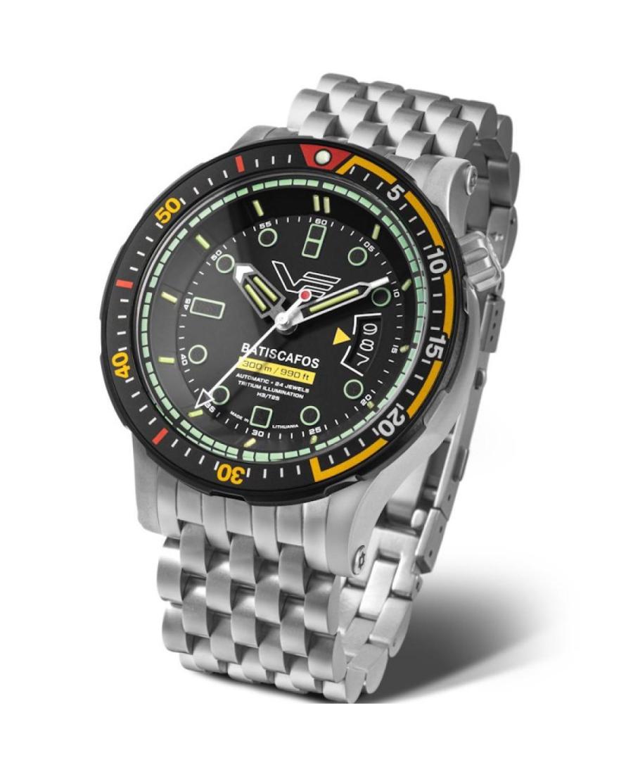 Men Diver Luxury Automatic Watch VOSTOK EUROPE NH35-511E767BR-SLYE Černá Dial 49.5mm