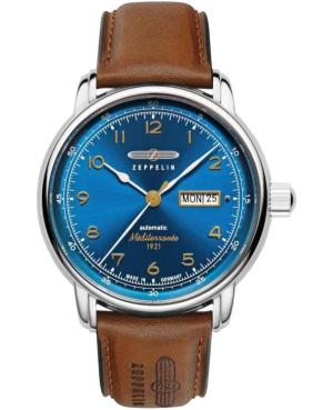 Mężczyźni klasyczny automatyczny analogowe Zegarek ZEPPELIN 9664-3 Niebieska Wybierz 40mm