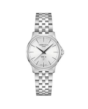 Women Klassisch Swiss Quartz Analog Watch CERTINA C045.010.11.011.00 Silver Dial