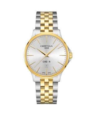 Men Classic Swiss Quartz Analog Watch CERTINA C045.410.22.031.00 Silver Dial 40mm