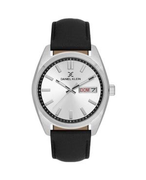 Men Classic Quartz Analog Watch DANIEL KLEIN DK.1.14196-1 Silver Dial 42mm