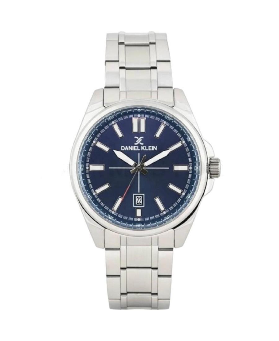 Men Classic Quartz Analog Watch DANIEL KLEIN DK.6.14202-3 Blue Dial 44mm