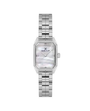 Women Klasické Quartz Analog Watch DANIEL KLEIN DK.1.14157-1 Silver Dial 21mm