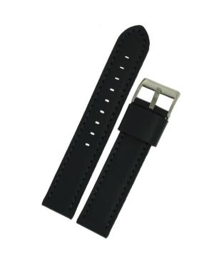 Watch Strap Diloy 415.05.18 Leather Blue 18 mm