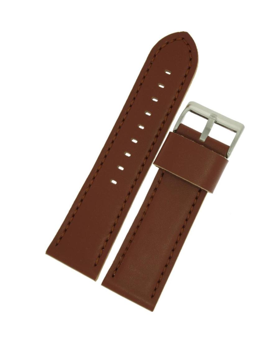Watch Strap Diloy 415.08.22 Leather Brown 22 mm