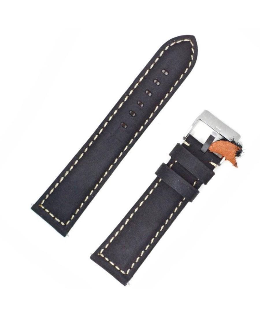 Watch Strap 396.01.22 Black Juoda 22 mm