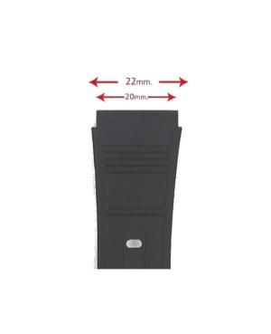 DILOY 204F1 Пластик/гума Чорний 24 мм image 2